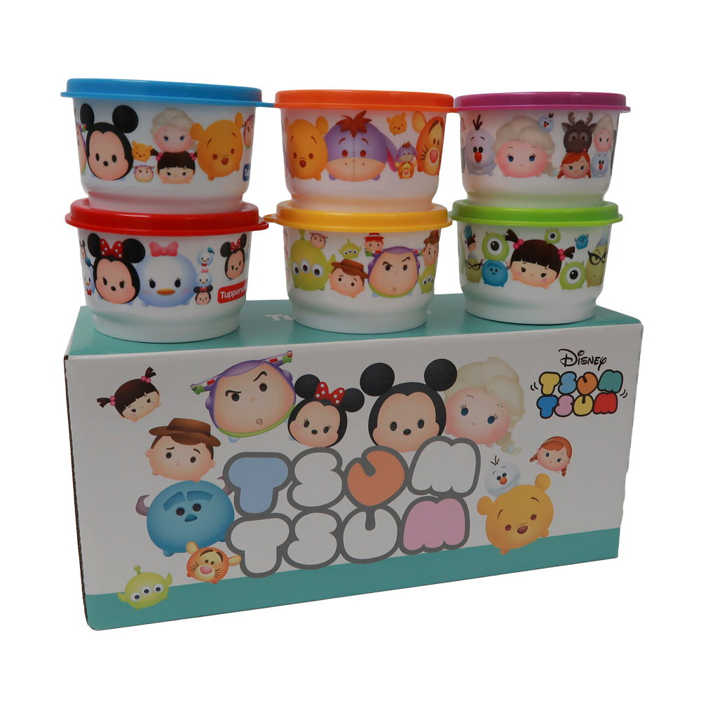 Gift Set]Tupperware Disney Tsum Tsum 110ml(6 Pcs) with Gift Box