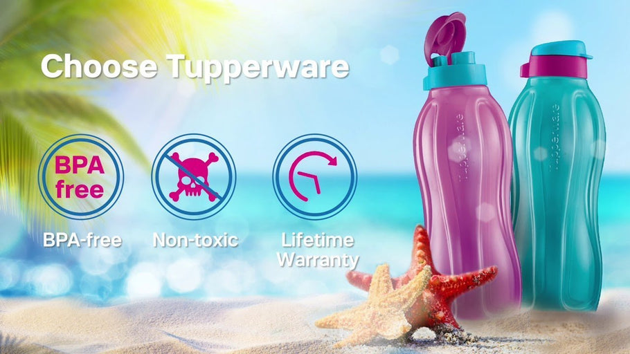 Tupperware Eco Water Bottles - Don't Waste Money on Bottled Water in Pandemic: Tupperware Eco Water Bottles