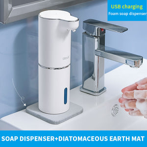 Rechargeable Automatic Foam Soap Dispensers-Bathroom Accessories-Tupperware 4 Sale