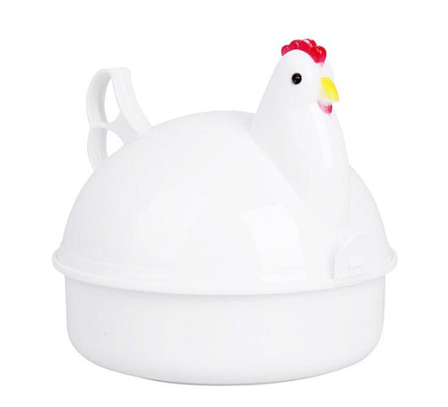 Microwaveable Chicken Shaped Egg Poacher-Kitchen Accessories-Tupperware 4 Sale