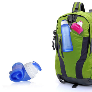 Foldable BPA Free Silicone Water Bottle 500ML-Drinking Bottles-Tupperware 4 Sale