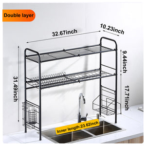 1/2 Layers Kitchen Sink Dish Drying / Storage Rack-Kitchen Accessories-Tupperware 4 Sale