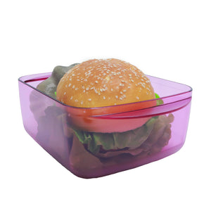 Tupperware Microwaveable Rock N Serve Lunch Box Square 1L - Violet-Food Prepare-Tupperware 4 Sale