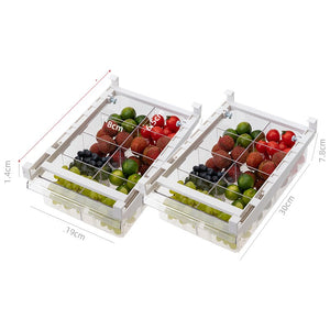 Extendable Acrylic Fridge Organizer-Fridge Acessories-Tupperware 4 Sale