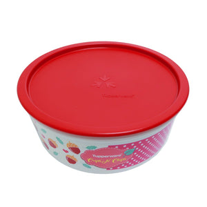 Tupperware Red Nuttie Cookie Canister-Food Storage-Tupperware 4 Sale