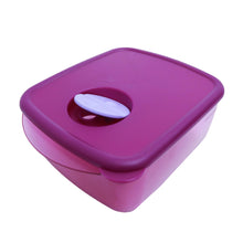 Load image into Gallery viewer, Tupperware Microwaveable Rock N Serve Lunch Box Square 1L - Violet-Food Prepare-Tupperware 4 Sale