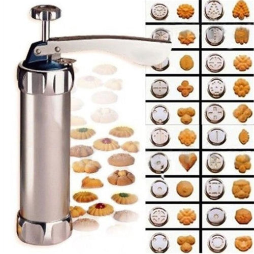 Hot Manual Cookie Press Stamps Set-Kitchen Accessories-Tupperware 4 Sale