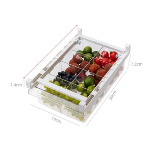 Extendable Acrylic Fridge Organizer-Fridge Acessories-Tupperware 4 Sale