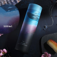 Load image into Gallery viewer, Cosmic Ocean Stainless Steel Insulated Water Bottle with Infuser 500ml-Insulated Water Bottle-Tupperware 4 Sale