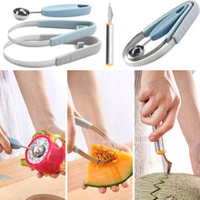 Load image into Gallery viewer, 3 in 1 Fruit Carving / Cutter / Scoop-Kitchen Accessories-Tupperware 4 Sale