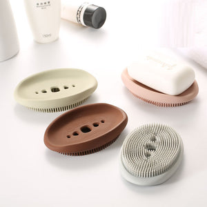 Multifunctional Silicone Soapbox Brush-Kitchen Accessories-Tupperware 4 Sale
