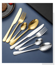 Load image into Gallery viewer, Stainless Steel Knife, Spoon, Teaspoon &amp; Fork Cutlery Set with Rack &amp; Gift Box-Dining Accessories-Tupperware 4 Sale