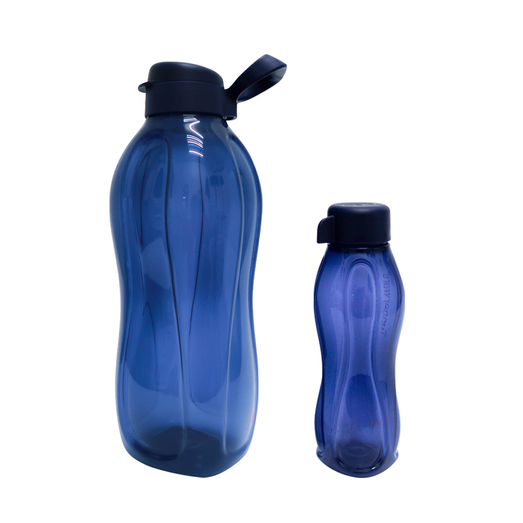 Tupperware Eco Drinking Bottle 2.0L with Handle - Set Blue