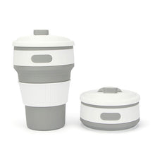 Load image into Gallery viewer, Reusable &amp; Collapsible Silicone Coffee Cup with Lid &amp; Straw 350ML-Coffee Cup-Tupperware 4 Sale