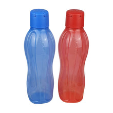 Load image into Gallery viewer, Tupperware Eco Drinking Bottles 1L Flip Top (Red &amp; Blue)-Drinking Bottles-Tupperware 4 Sale