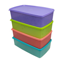 Load image into Gallery viewer, Tupperware Snowflake Double Square Round Set of 4-Chiller Storage-Tupperware 4 Sale