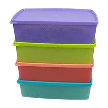 Load image into Gallery viewer, Tupperware Snowflake Double Square Round Set of 4-Chiller Storage-Tupperware 4 Sale