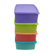 Load image into Gallery viewer, Tupperware Snowflake Double Square Round Set of 4-Chiller Storage-Tupperware 4 Sale