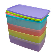 Load image into Gallery viewer, Tupperware Snowflake Double Square Round Set of 4-Chiller Storage-Tupperware 4 Sale