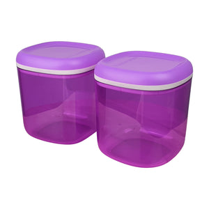 Tupperware Crystalline Canister Food Storage - Purple-Food Storage-Tupperware 4 Sale