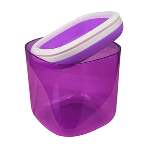 Tupperware Crystalline Canister Food Storage - Purple-Food Storage-Tupperware 4 Sale