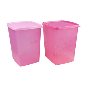 Tupperware Snowflake Cool Square Round For Chiller-Chiller Storage-Tupperware 4 Sale
