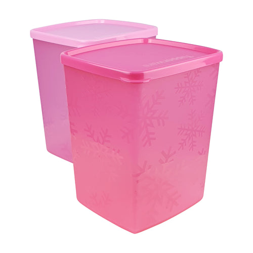 Tupperware Snowflake Cool Square Round For Chiller-Chiller Storage-Tupperware 4 Sale