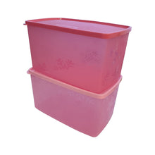 Load image into Gallery viewer, Tupperware Snowflake Double Square Round-Chiller Storage-Tupperware 4 Sale