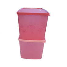 Load image into Gallery viewer, Tupperware Snowflake Double Square Round-Chiller Storage-Tupperware 4 Sale