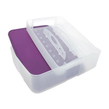 Load image into Gallery viewer, Tupperware FreezerMate Large II with Tray - Dark Violet-Freezer Storage-Tupperware 4 Sale