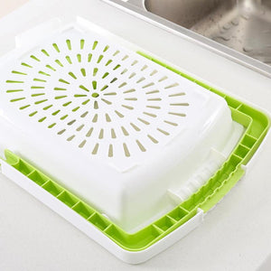 Multifunction Kitchen Chopping Blocks with Sinks Drain Basket-Kitchen Accessories-Tupperware 4 Sale