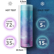 Load image into Gallery viewer, Cosmic Ocean Stainless Steel Insulated Water Bottle with Infuser 500ml-Insulated Water Bottle-Tupperware 4 Sale