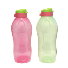Load image into Gallery viewer, Tupperware Giant Eco Drinking Bottle (Light Green &amp; Light Pink) 2.0L-Drinking Bottles-Tupperware 4 Sale