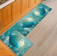 Load image into Gallery viewer, Non-Slip Modern Kitchen Pattern Design 2 Pieces Kitchen Mat Set-Floor Mats-Tupperware 4 Sale