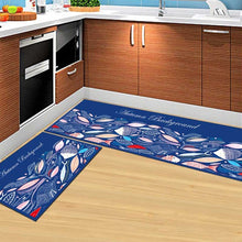 Load image into Gallery viewer, Non-Slip Modern Kitchen Pattern Design 2 Pieces Kitchen Mat Set-Floor Mats-Tupperware 4 Sale