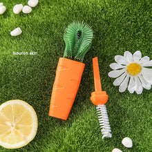 Load image into Gallery viewer, 3-In-1 Cute Carrot Style Double-Headed Cleaning Brush-Brush-Tupperware 4 Sale