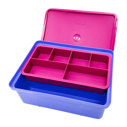 Tupperware Fun Keeper - Blue Violet-Lunch Box-Tupperware 4 Sale