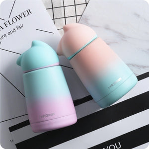 Cute Cat Ears Stainless Steel Insulated Water Bottle 300ml-Insulated Water Bottle-Tupperware 4 Sale