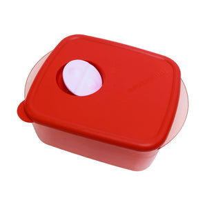 Tupperware Microwaveable Rock N Serve Lunch Box Square 1L - Red-Food Prepare-Tupperware 4 Sale