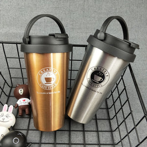 Reusable Stainless Steel Insulated Coffee Mug with Flip Top Lid-Coffee Cup-Tupperware 4 Sale