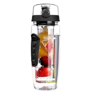 BPA/BPS Free & Dishwasher Safe Water Bottle 1L with Fruit Infuser-Drinking Bottles-Tupperware 4 Sale