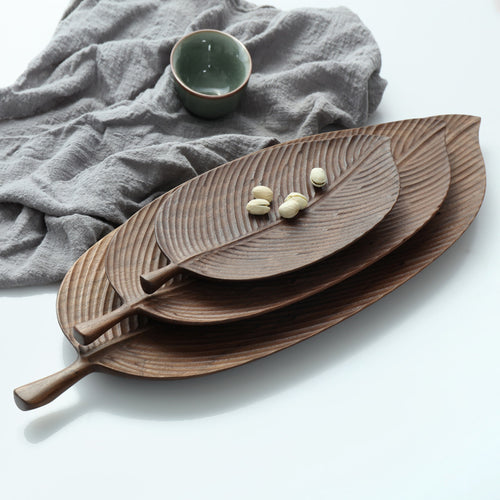 Handmade Fruit Leaf Solid Wooden Tray-Home Decor-Tupperware 4 Sale