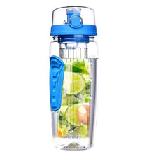 Load image into Gallery viewer, BPA/BPS Free &amp; Dishwasher Safe Water Bottle 1L with Fruit Infuser-Drinking Bottles-Tupperware 4 Sale