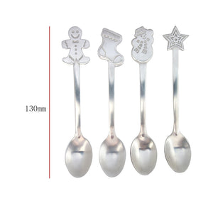 Christmas Style Stainless Steel Spoon Gift Set
