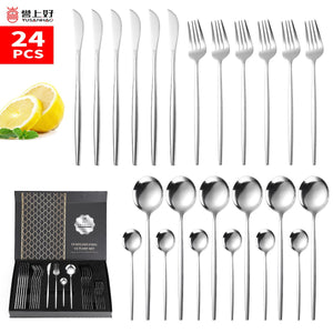 Elegant Knife, Spoon, Teaspoon & Fork Cutlery Set with Gift Box-Dining Accessories-Tupperware 4 Sale