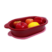 Load image into Gallery viewer, Tupperware Oval Server with Colander 2.0L-Serveware-Tupperware 4 Sale