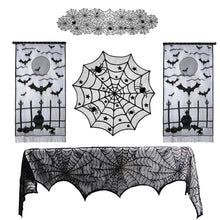 Load image into Gallery viewer, Halloween Lace Tablecloth / Curtain / Lampshade-Kitchen Accessories-Tupperware 4 Sale