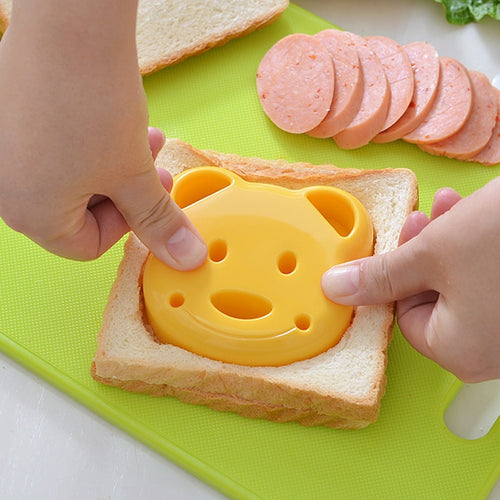 Little Bear Shape Sandwich Mold-Kitchen Accessories-Tupperware 4 Sale