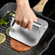 Load image into Gallery viewer, Stainless Steel Square Manual Hamburger Meat Press-Kitchen Accessories-Tupperware 4 Sale