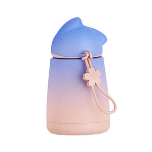 Cute Cat Ears Stainless Steel Insulated Water Bottle 300ml-Insulated Water Bottle-Tupperware 4 Sale